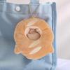 Animal Frog Bread Plush Keyring Bread Head Bear Cartoon Plush Pendant  Bag Accessories