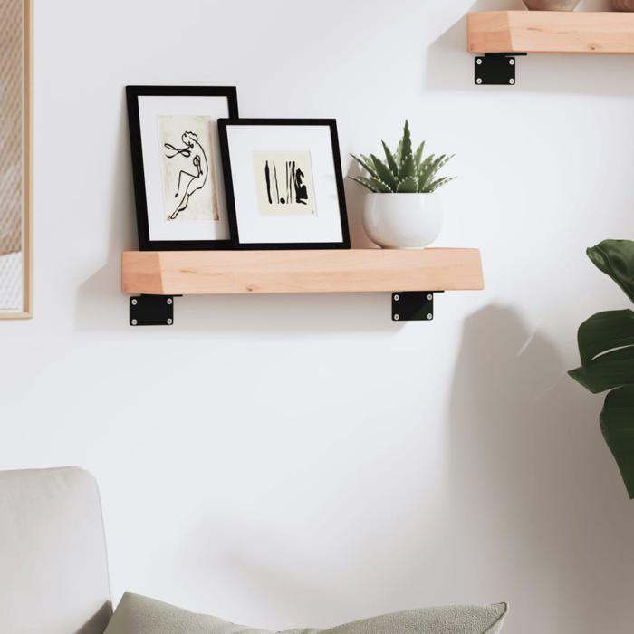 VidaXL Wall Shelf 40x10x6 Cm Solid Untreated Oak Wood 363502