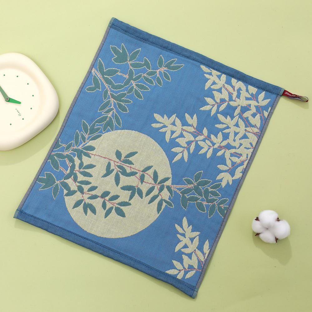 Country Style Household Towel 34x40cm Bathroom Hand Towel Cotton Dishcloth Decorative Tea Towel Suit for Kitchen Restaurant Use