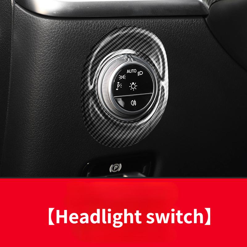 For Mercedes-Benz C-Class C200L C260L 2024 Interior Sticker Air Outlet Decoration Center Console Water Cup Holder Window Panel