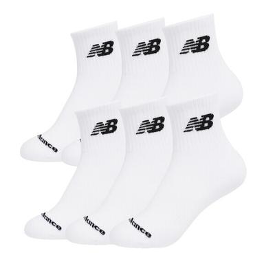 New Balance Everyday Lightweight Ankle Socks 6 Pack Las51486 Wt