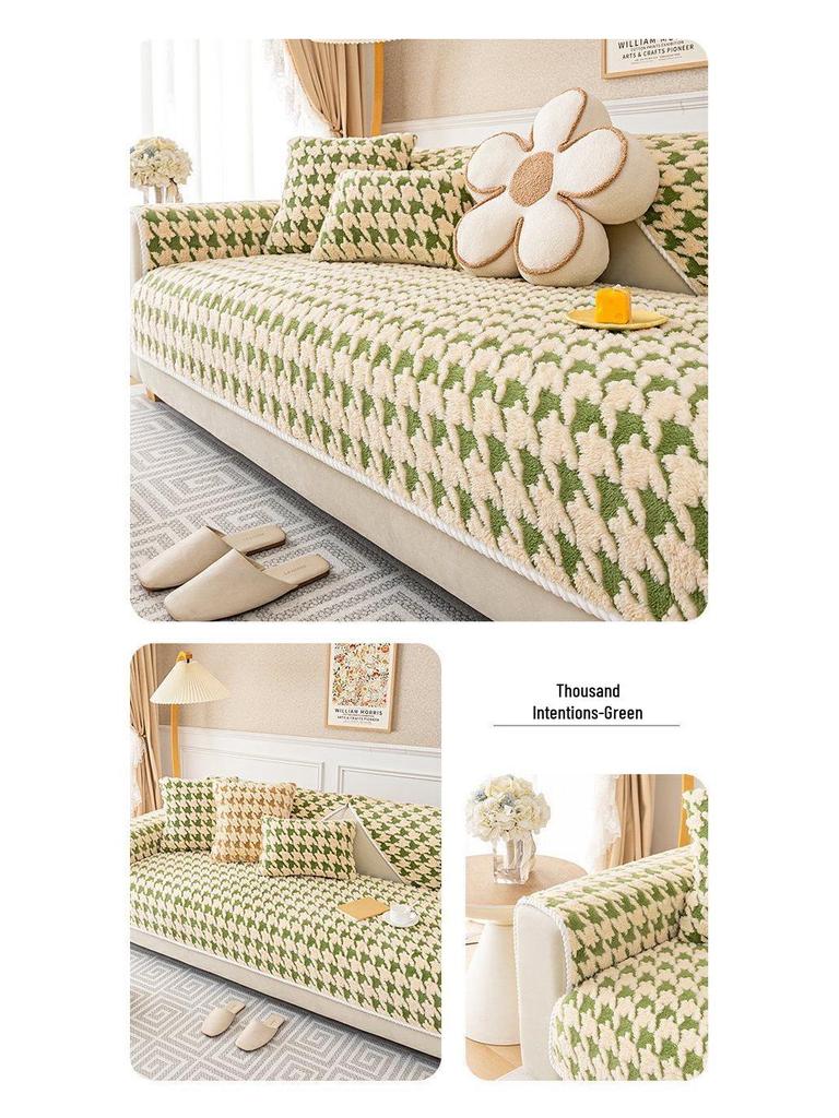 2025 All-Season Non-Slip Plush Sofa Cushion and Cover