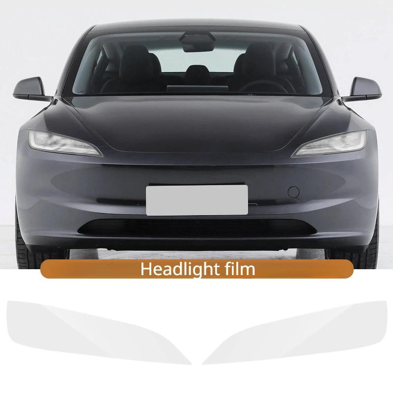 Car Body Protective Film for Tesla Model 3 Highland 2024 TPU Transparent Film Scratch Resistant Invisible Car Cover Accessories