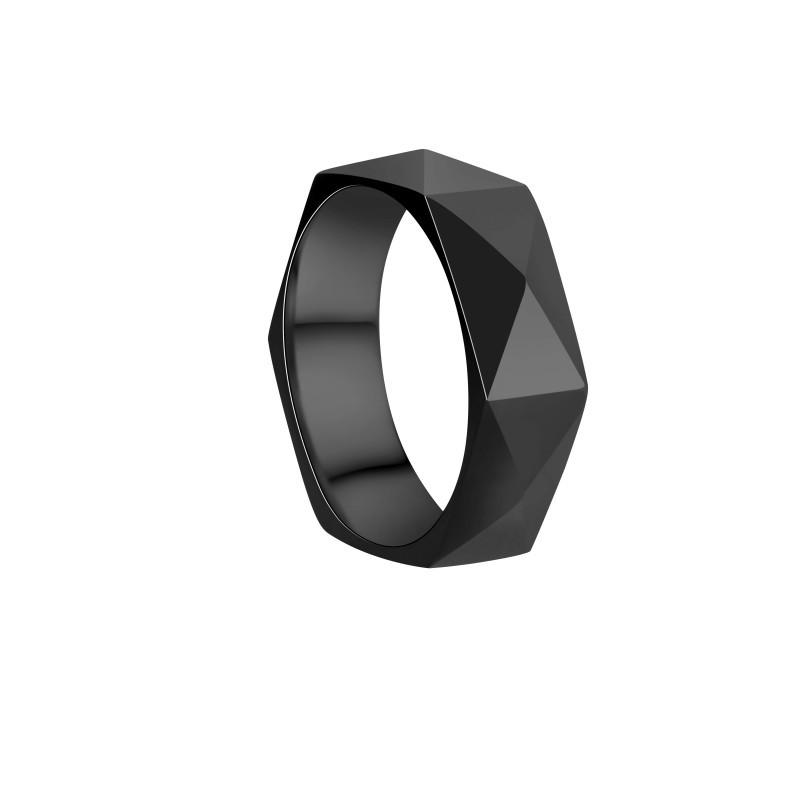 Fashion Rhomb Titanium Steel Ring, Men's Simple Hip Hop Trend Stainless Steel Ring, Men's And Women's Rings Jewelry Gift