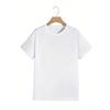 European Sizes Men's Vintage Fashion T-Shirt with Back Print, Summer Short Sleeve Top
