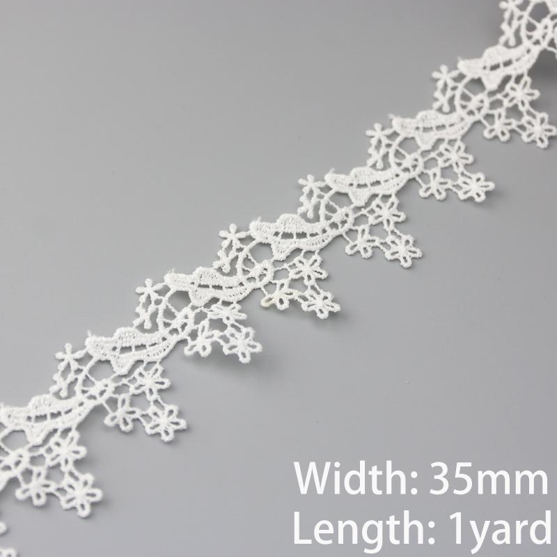 (1 yard) cotton trim lace fabric Webbing Decoration DIY Garment Sewing Accessories