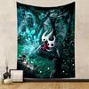 Hollow Knight Tapestry Wall Hanging, Indie Game Character Art, Gamer Wall Decor for Bedroom Living Room Dorm