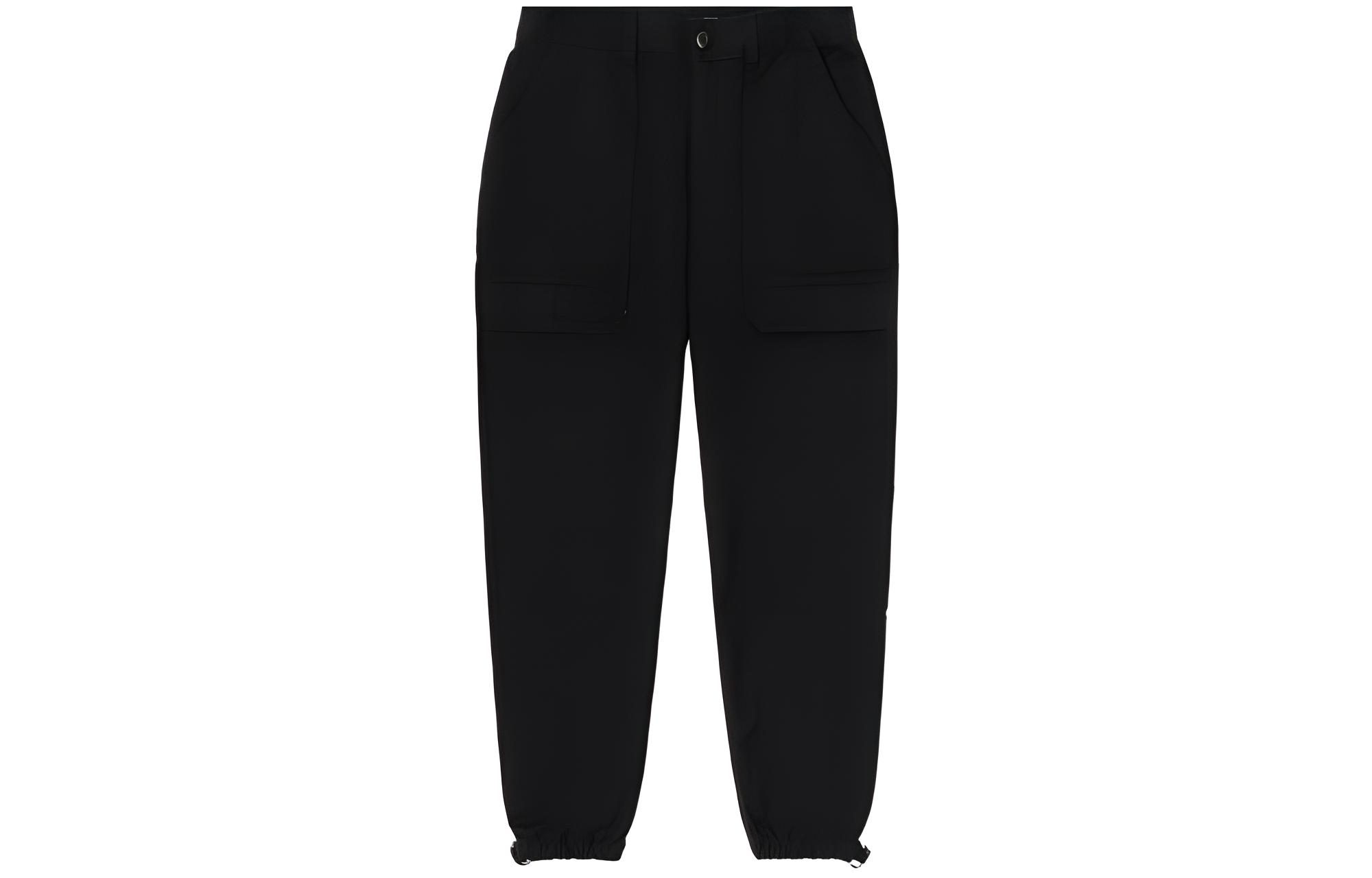 Vans Knitted Sweatpants Women s Black Thickened Cuffed Pants VN0A5LJEBLK S