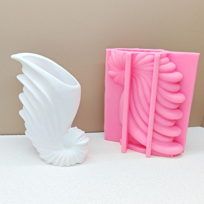 Conch Shaped Silicones Molds Sea Snail Shaped Resins Molds for Making Flower Vase Table Decorations Christmas Gift