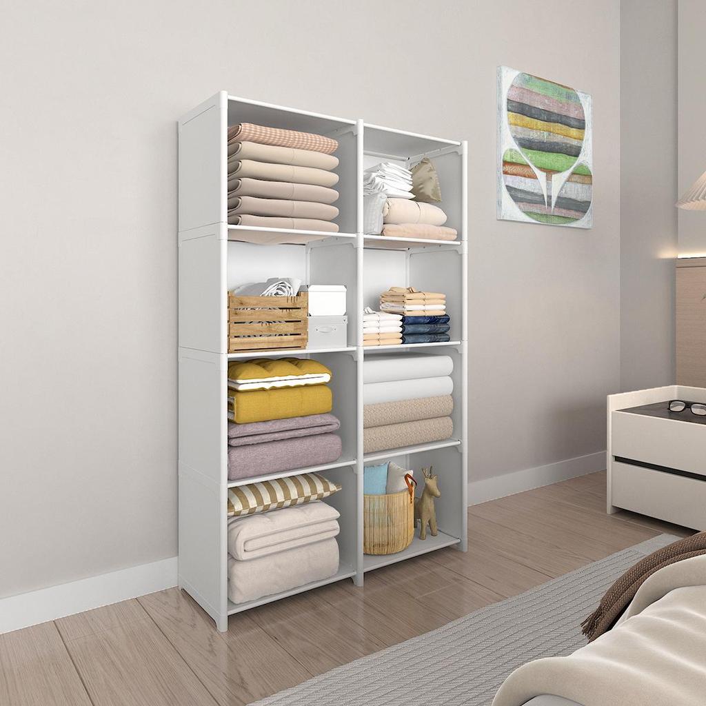 Simple Multi-layer Floor-standing Bookshelf: Narrow Corner Storage Rack for Living Room