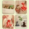 Handmade Lovely Snake Plush Keychain Charm Pendant Craft with Sturdy PP Cotton for Soft and Comfortable Feel Use