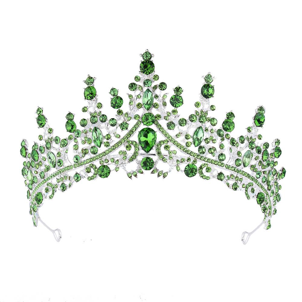 Alloy Crown Wedding Tiara, Hair Accessories, Banquet Party Disc Hair Tiara, Ball Party Bridal Tiara