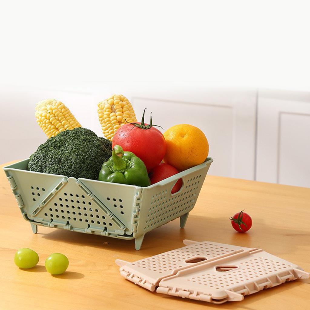 Scolapasta Pieghevole Design Pieghevole per Verdure Frutta Pasta Preparazione Cibo Cesto per Lavaggio