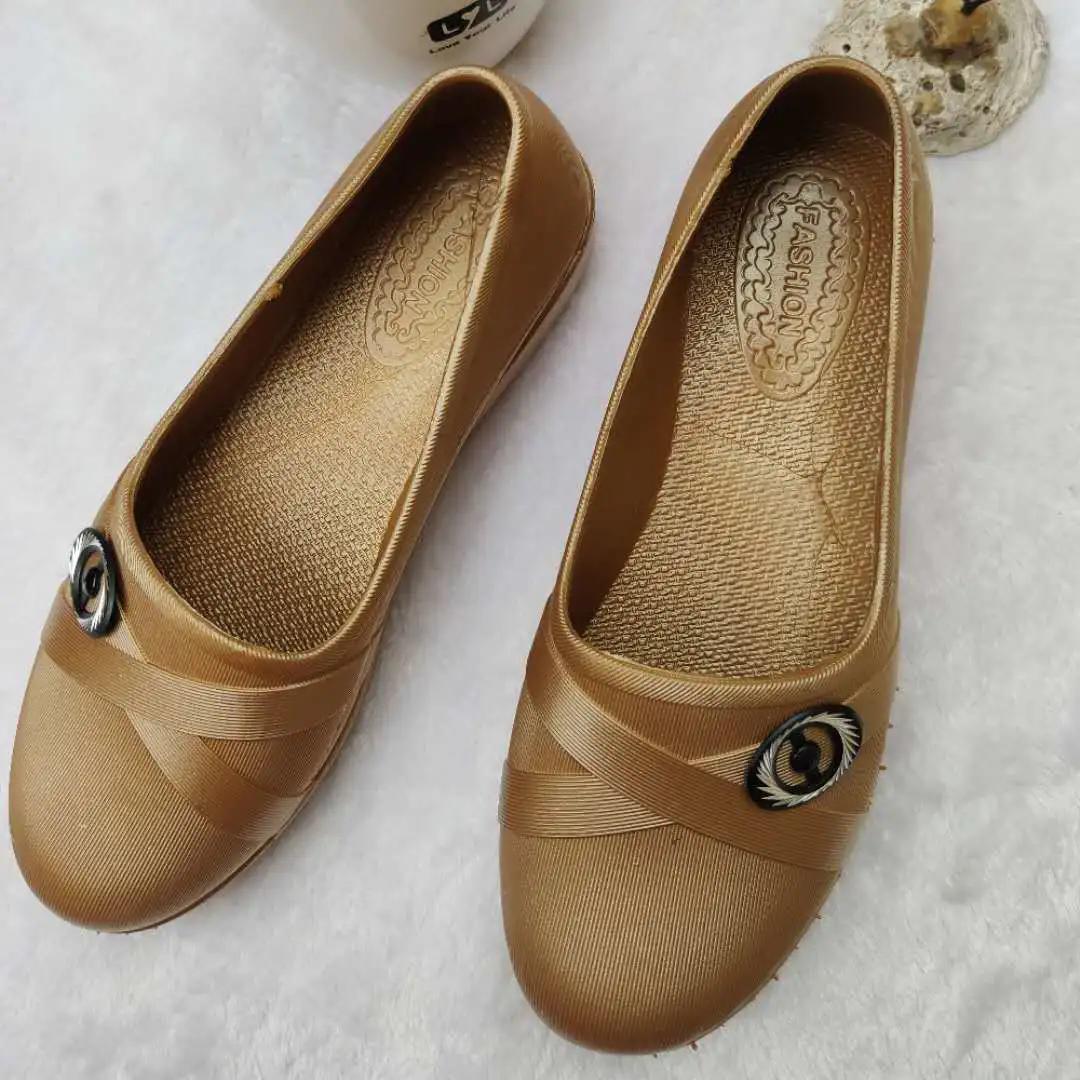 

WTEMPO Рабочая женская дождевая обувь с неглубоким вырезом, износостойкая, противоскользящая, с низким верхом, водная обувь, кухонная водонепроницаемая пластиковая весенне-осенняя мягкая обувь 36