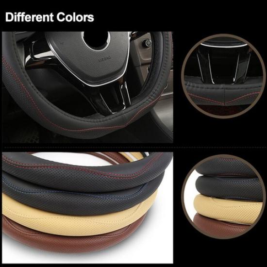 D Type Steering Wheel Cover For Nissan Rogue Sport Note 17-21 Altima Versa 20-22