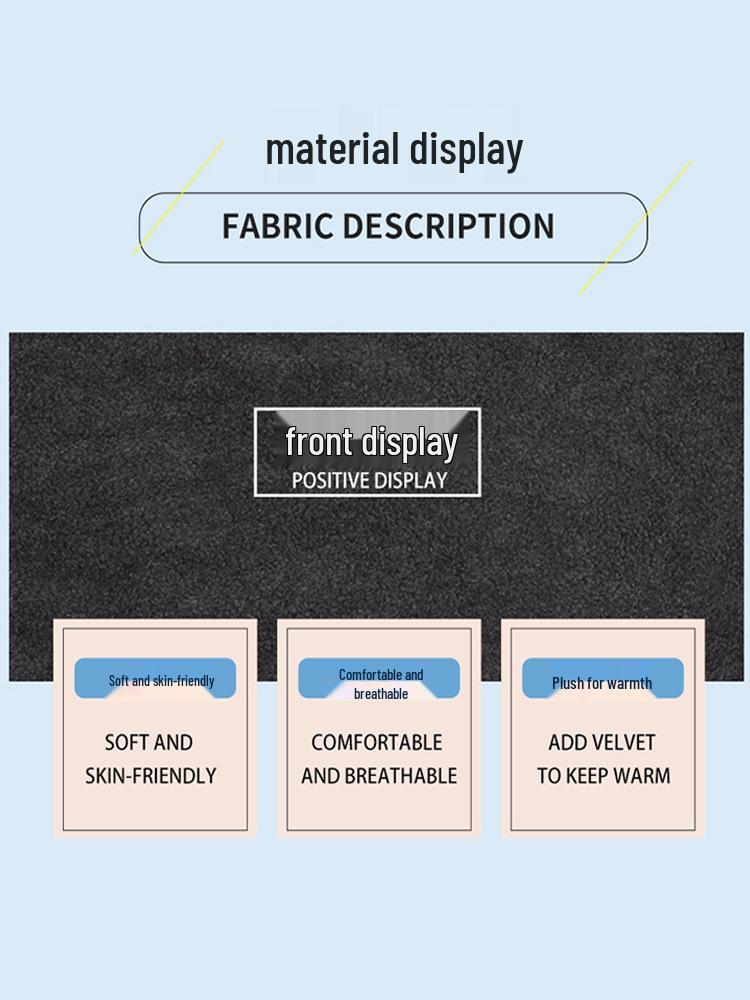 Unisex Winter Fleece Neck and Ear Protection Mask - Windproof and Warm