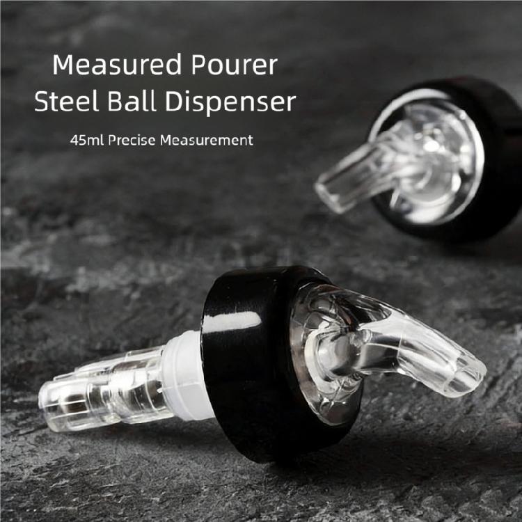 2pcs Automatic Measured Wine Pourer 45ml Standard Portion Control For Dining and Business Club Exact Serving Essential