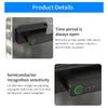 Smart Aluminum Alloy Glass Door Knobs Rotation Lock With Tuya App + Key Knobset Handle Metal Door Knob Lock For Bedroom Bathroom