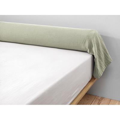 "Gaïa" Bolster Case 85 X 185 Cm "Cotton Gauze" - Gaïa Water Green - 85 X 185 Cm