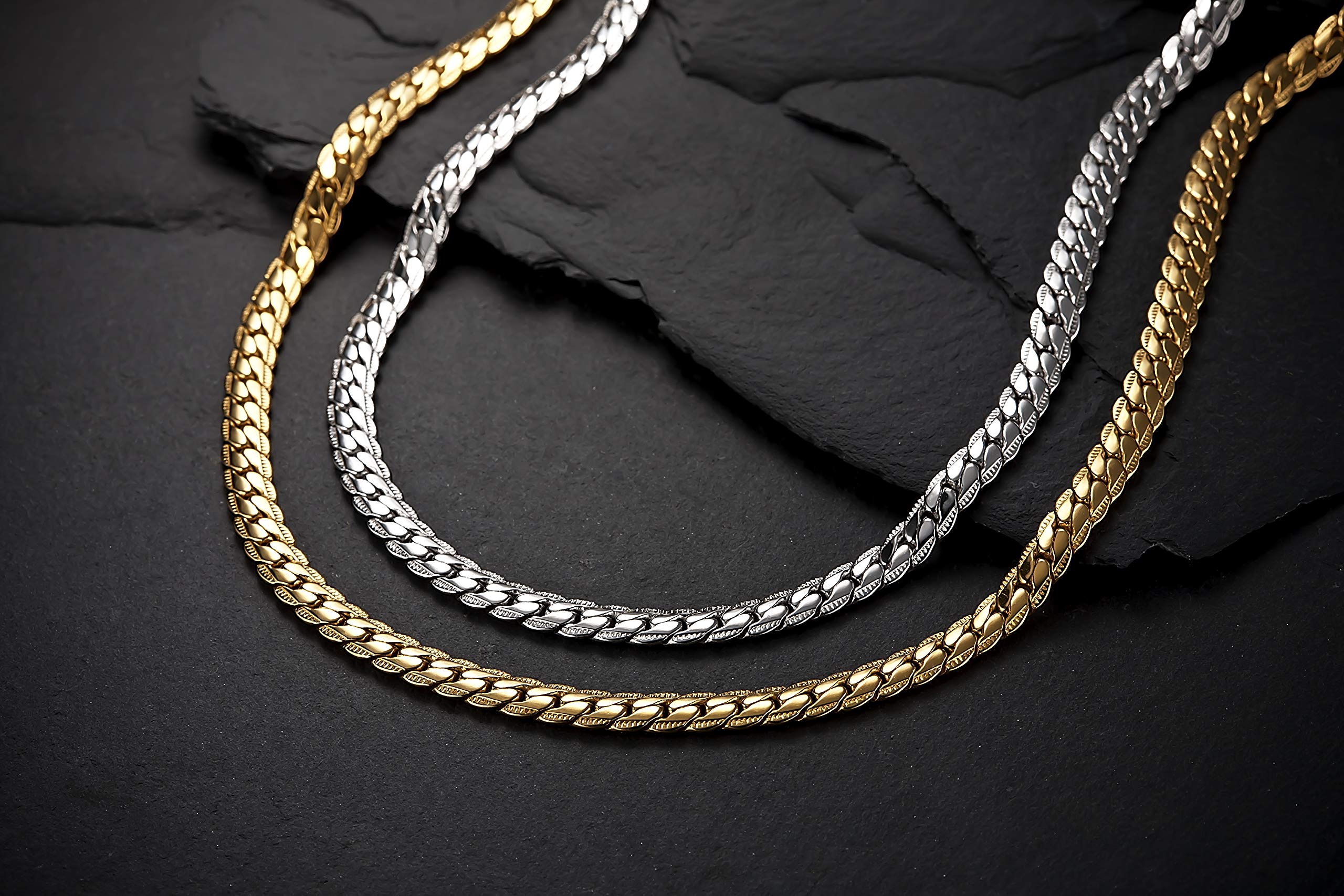

Herringbone Pere Valentino Natural Diamond Magnetic Necklace Size (Gold, M)