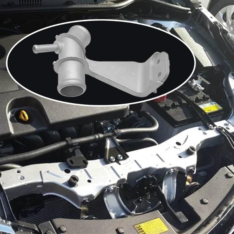 High Performances Aluminum Coolant Pipe with 3 Hose Clamps 1657722H02 Air Intake Cooling Tube with Clip Set for Vehicle