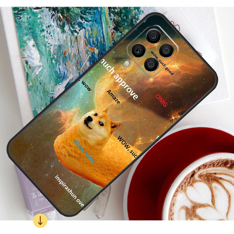 Doge Meme Kabosu Case For Samsung Galaxy M15 M21 M31 M55 M56 M36 M16 M06 M13 M33 M53 M12 M32 M52 M14 M34 M54