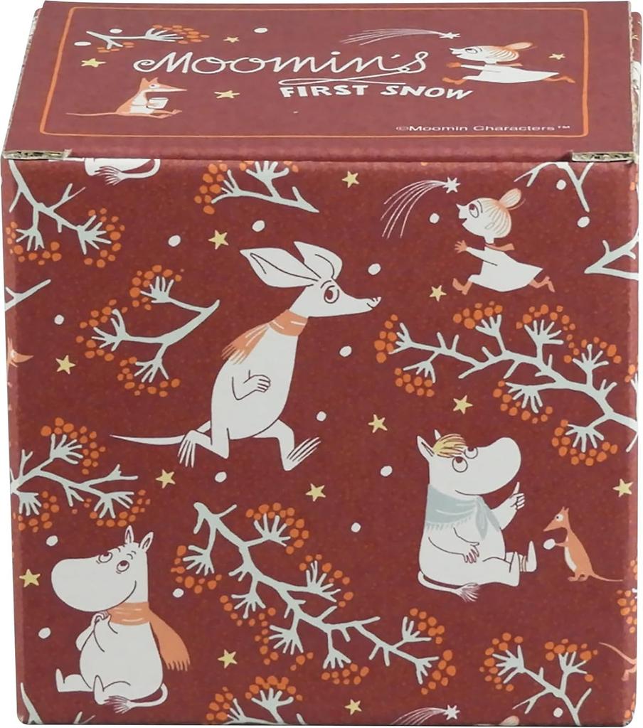 Moomin Christmas Double Layer Mug Tumbler Stainless Steel 360ml First Snow Moomin Goods Women Gift Birthday Tableware Made in Japan Red mm8601-856