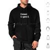 " Greed Is Good " Wall Street Quote Design ( White ) Hoodies Long Sleeve Pop Culture Quote 1980s Movies Wall Street