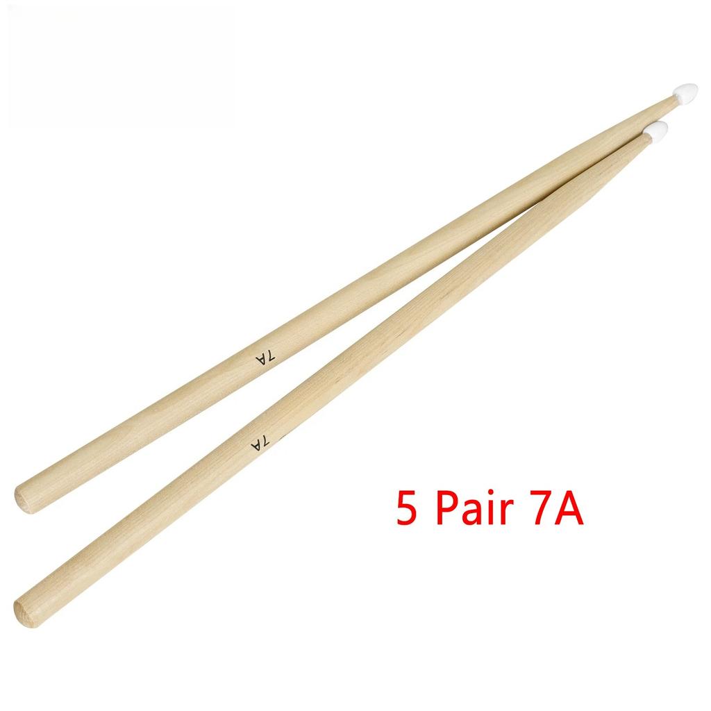 Drumstick Maple Drum Sticks 5A 7A Drum Mallets Professional Wooden Percussion Musical Instrument Accessories Parts