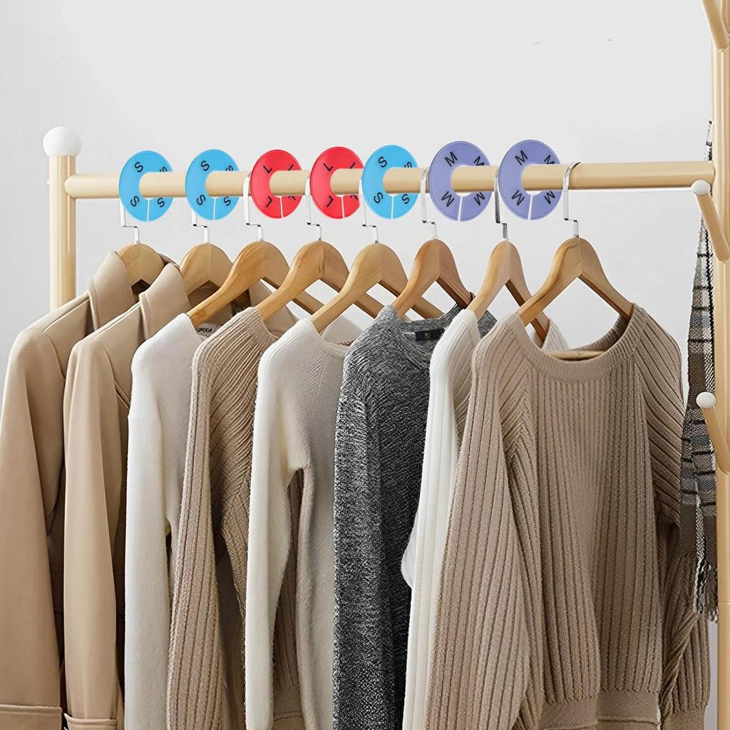 Colorful Clothing Size Divider Rings – Hot Selling Apparel Organizers