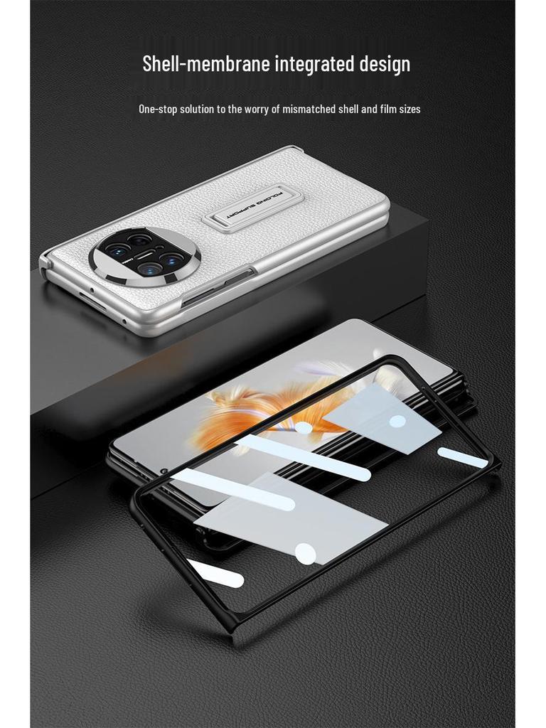 Huawei MateX3 Full Coverage Leather Hard Shell Case - Simple, Durable, Anti-Fall Design