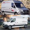 Für Mercedes Benz Sprinter Auto Seite Lange Streifen Aufkleber Automobil Tuning Zubehör Auto Sport Styling Vinyl Film