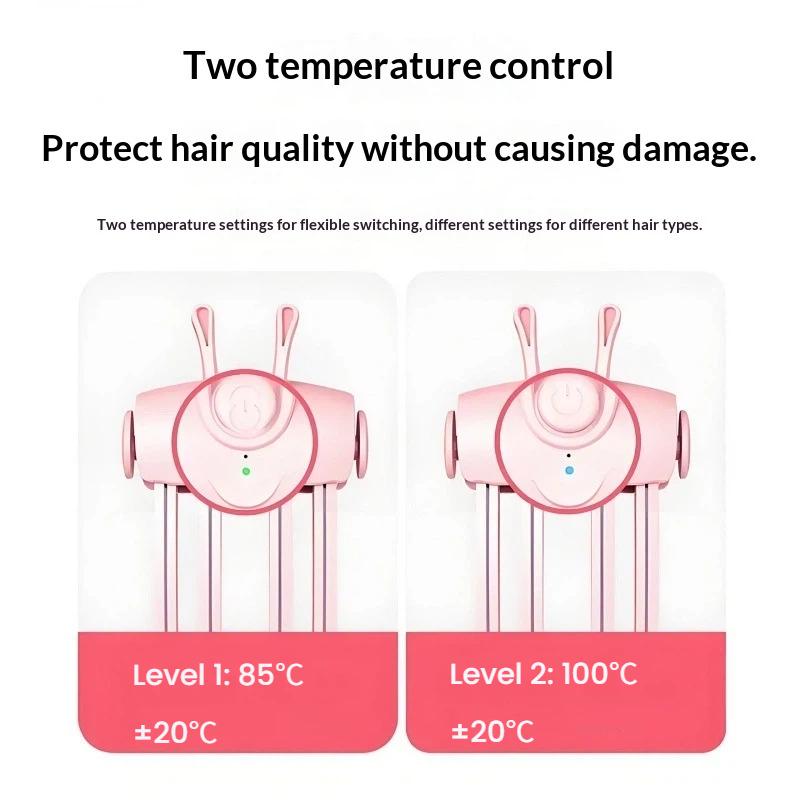 1Pcs Hair Styling Tool Fluffy Hairpin Curling Clips Electric Heated Rechargeable Bangs Curler Hair Roots Volumizing Clip