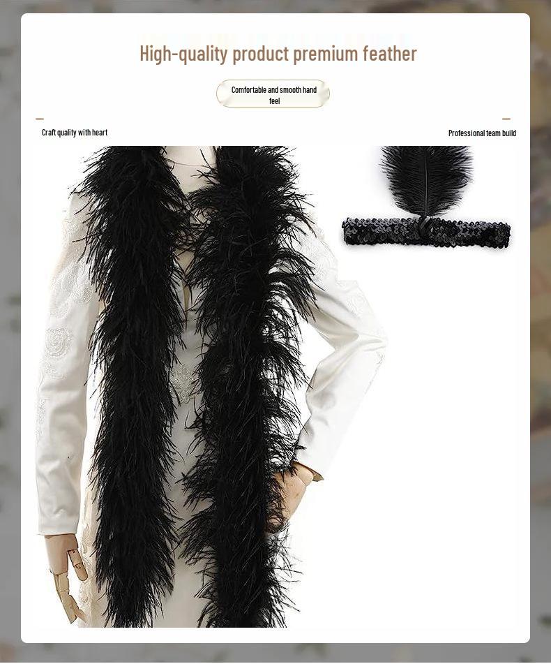 Ostrich Feather Strips for Dance Costumes, Formal Wear & Handmade Fashion Accessories