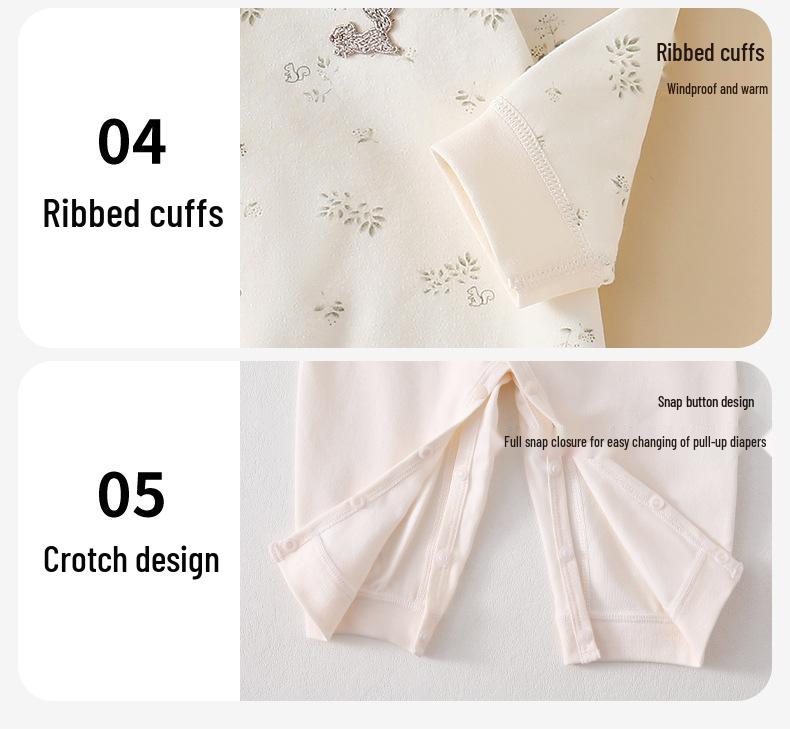 A-Class Baby Long-Sleeve Cotton Winter Romper and Jumpsuit