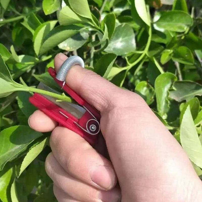 

Mini Garden Pruner Fruit Picking Device Multifunctional Thumb Knife Fruits Cutting Blade Rings Finger Protector Garden Tools CHINA