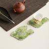 Handmade Embroidered Fabric Coasters Heat Resistant Drink Mats for Tea Coffee Table Decor Anti Slip Cup Mats Kitchen Accessories