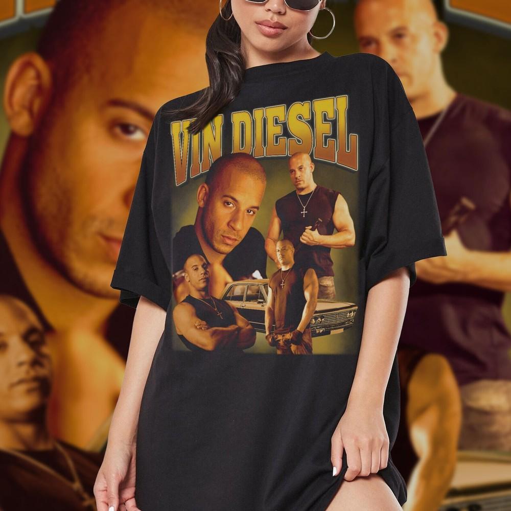 Retro Vin Diesel ShirtVin Diesel TshirtVin Diesel T shirtVin Diesel T-shirt