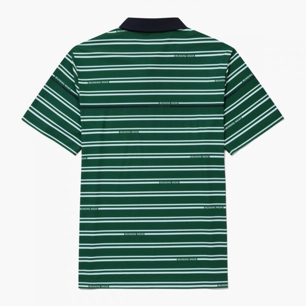 Munsingwear Men Cooling STripe T shirT Deep Green mr221mTs65