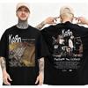 2025 Summer Rock Band Korn Follow The Leader Graphic Tshirt Rare Nu Metal Music Tshirt Men Gothic Retro Cotton Loose Tshirt