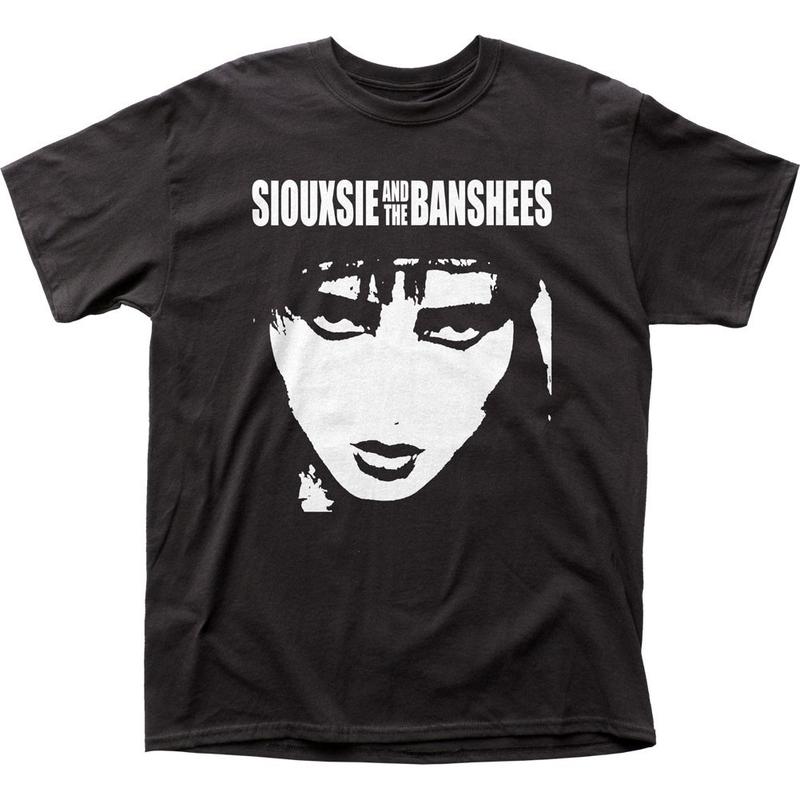 

Siouxsie & The Banshees Face Unisex T-Shirt Music Classic Rock Band Tee New Black S