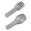 WINNERWELL Titanium Folding Fork & Spoon Set, Lightweight, for Camping, Outdoor Touring, Backpacking, and Bushcraft [Official Japanese Product]