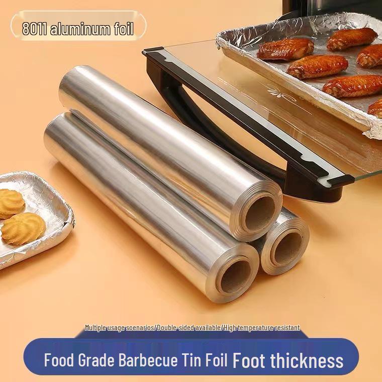 Verdickte Aluminiumfolie für BBQ & Backen - 10-25 Mikron für den Heim- & Gewerbegebrauch
