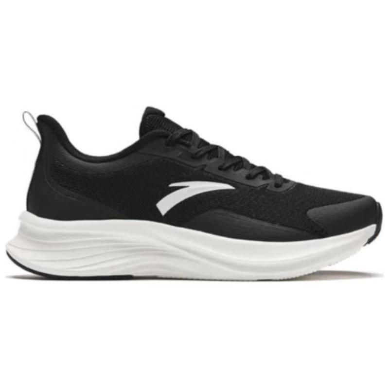 Anta Cushioning Slip Resistant Low Top Running Shoes Women's Black White Sneakers 122425541-5
