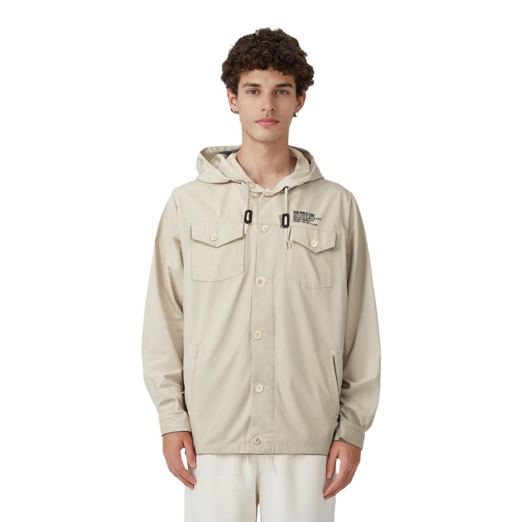 Vans Jackets Men's Beige Hooded Moderate Other VNOA36JL2N1