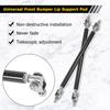 2Pcs 150mm/200mm Universal Car Front Bumper Lip Splitter Spoiler Rod Support Strut Tie Bar Carbon Fiber Auto Support Rod