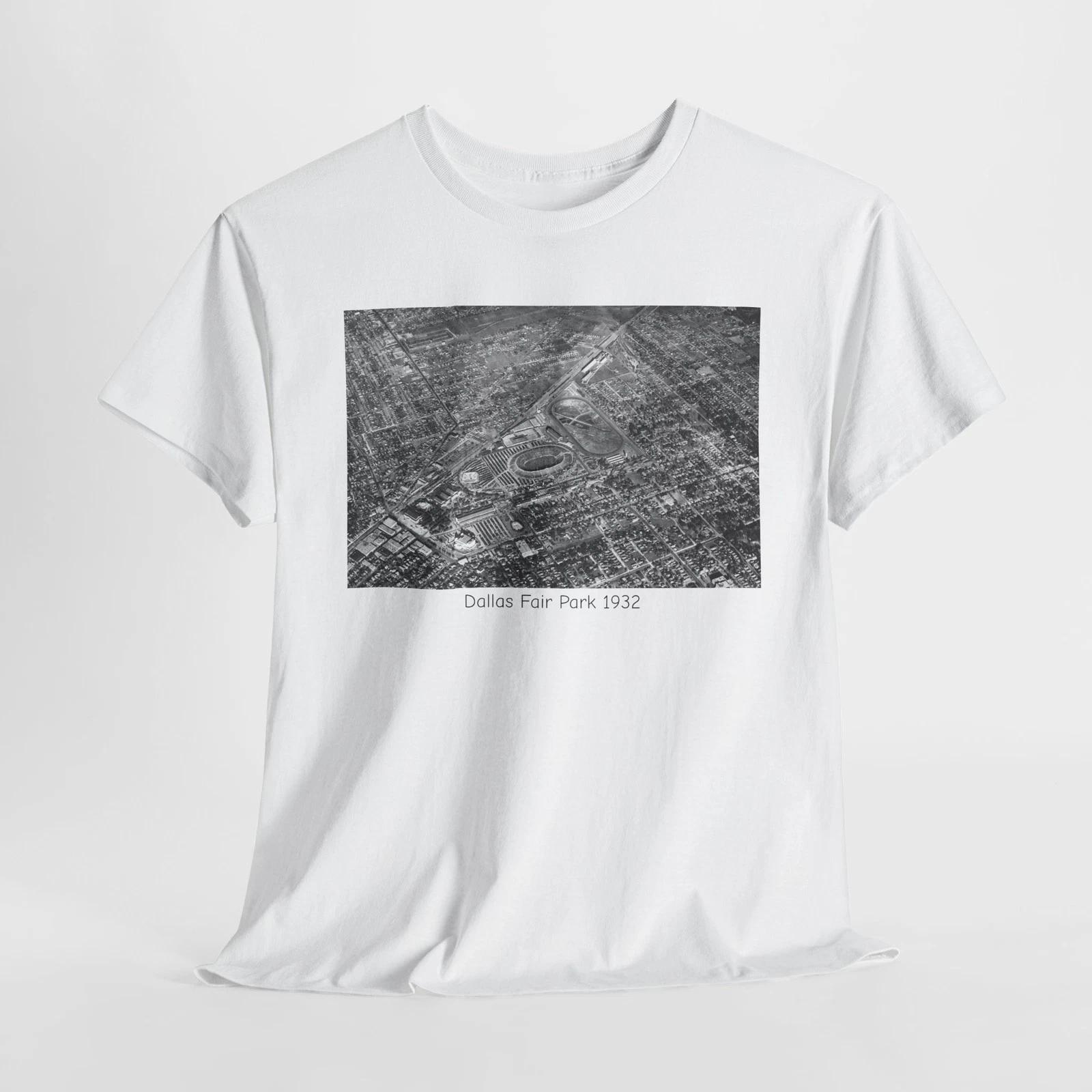 

Футболка Dallas Fair Park 1932, Gildan 5000, Ретро Винтажная Хлопковая Футболка, Унисекс 2XL