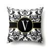 Polyester Pillow Case Home Decoration Geometric Print 26 English Letters Bedside Cushion Cover