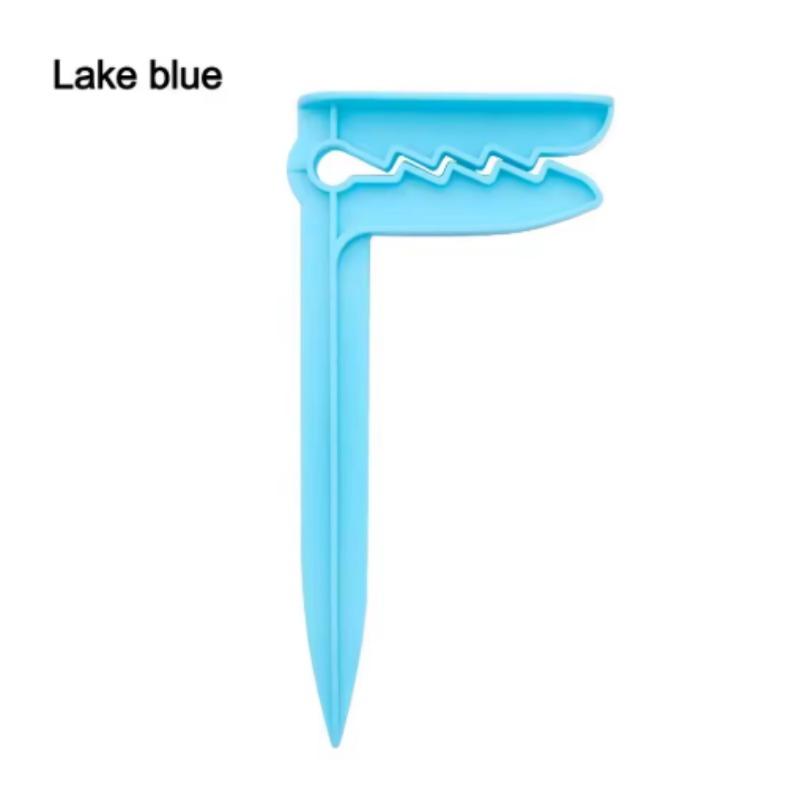 

4 шт./набор Колышки-якоря для пляжных полотенец, Зажимы, Песочные колышки для пляжных полотенец, Зажимы для пляжных полотенец, Аксессуары для кемпинга, пикника, садоводства Lake blue,1PC