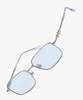 Likkeullou Rc Stainless Steel Amon Sunglasses Blue